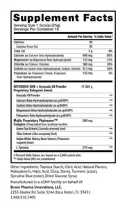 nutrition_label:ketorex_mojito