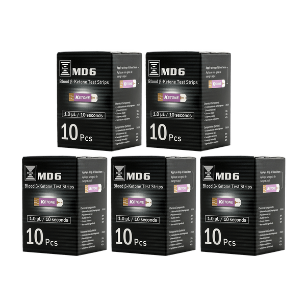 Bruno MD6 5 Boxes of 10 Ketone Strips