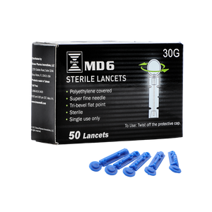 MD6 Blood Lancets (50 lancets/box) 30 Gauge