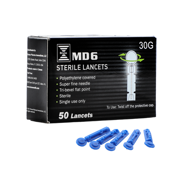 MD6 Blood Lancets (50 lancets/box) 30 Gauge