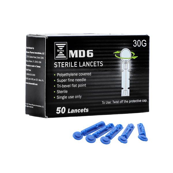 MD6 Blood Lancets (50 lancets/box) 30 Gauge